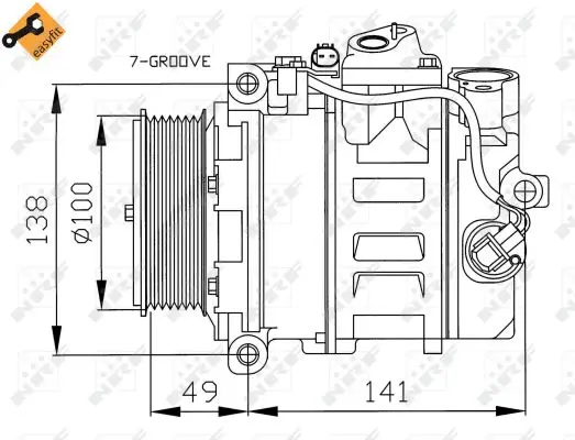 COMPRESOR A/A MERCEDES CLS-SERIES 3