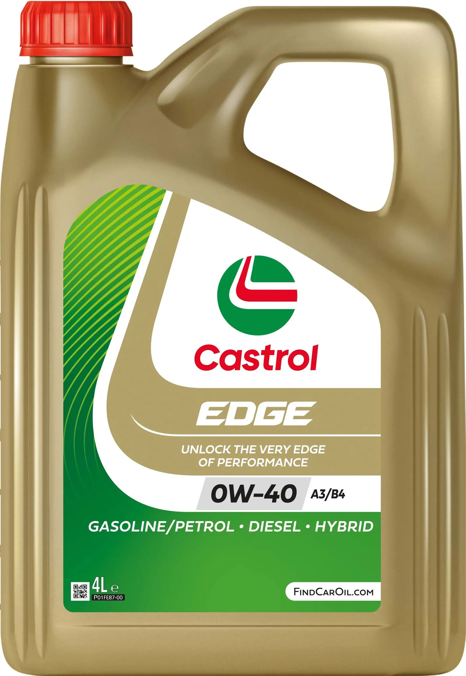 CASTROL EDGE 0W-40 A3/B4 4X4L *NEW