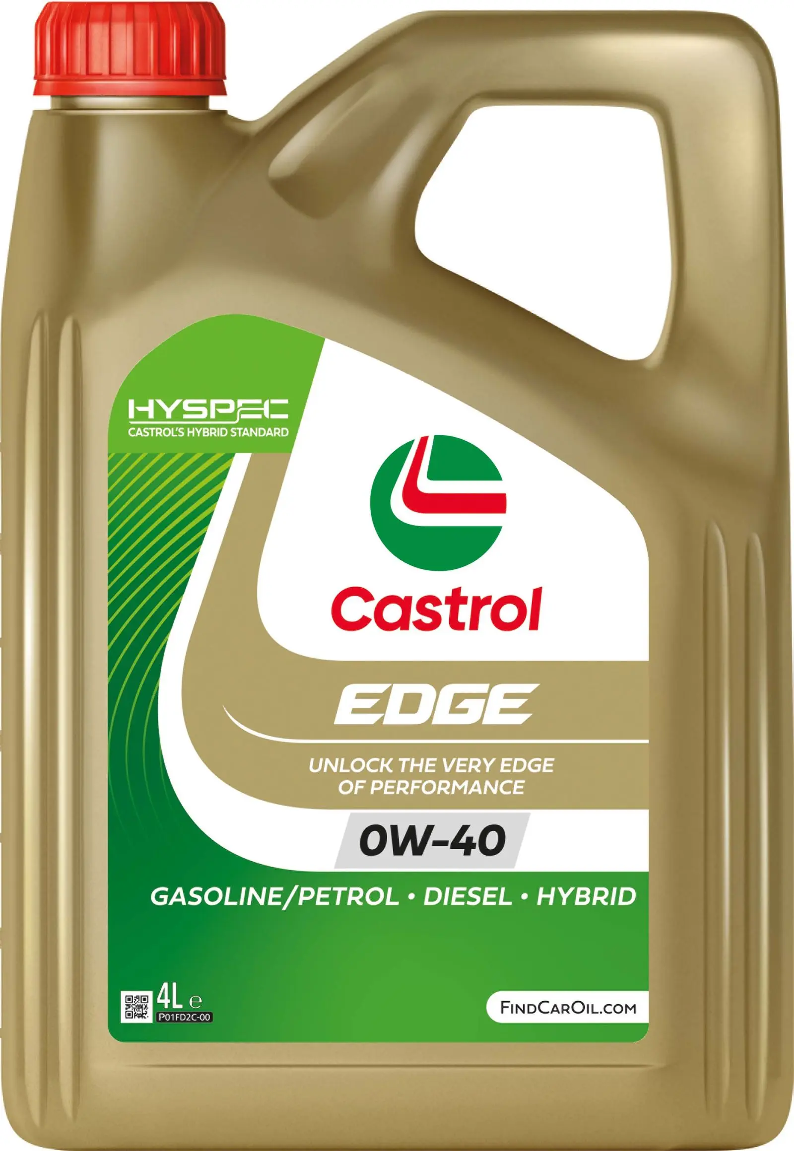 CASTROL EDGE 0W-40 4X4L *NEW