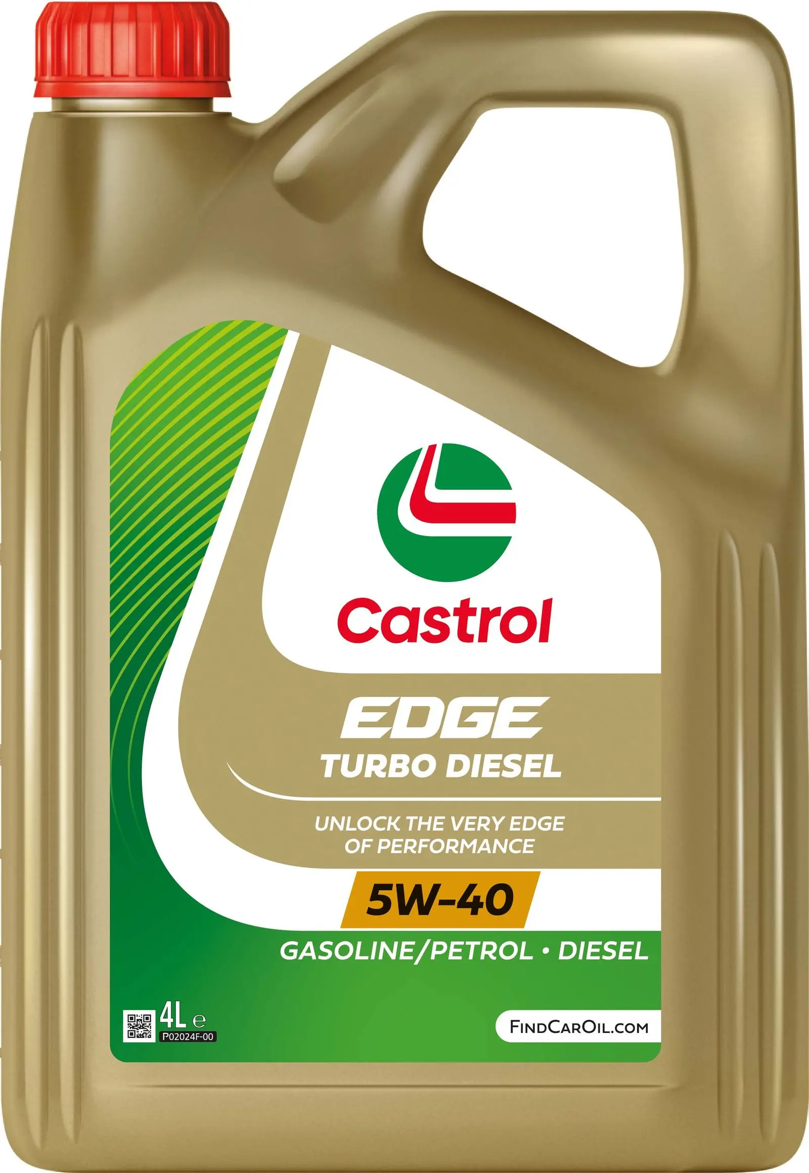 CASTROL EDGE TURBO DIESEL 5W-40 4X4L *NEW