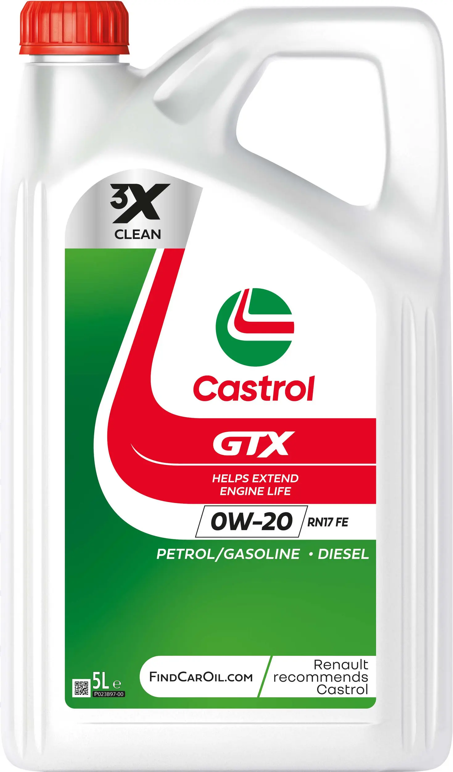 CASTROL GTX 0W-20 RN17 FE 4X5L *NEW