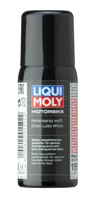 LIQUI MOLY 1592 MOTORBIKE SPRAY BLANCO PARA CADENAS (50ML)