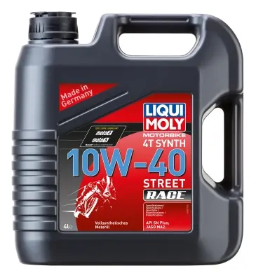 LIQUI MOLY 20754 MOTORBIKE 4T SYNTH 10W-40 STREET RACE (4L)