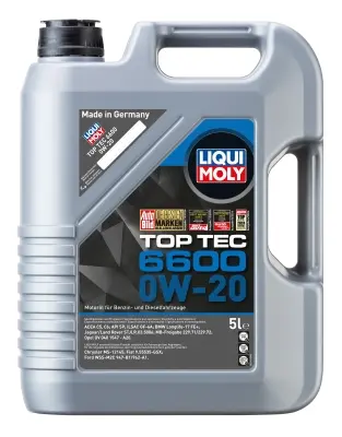 LIQUI MOLY 21411 TOP TEC 6600 0W-20 (5L)