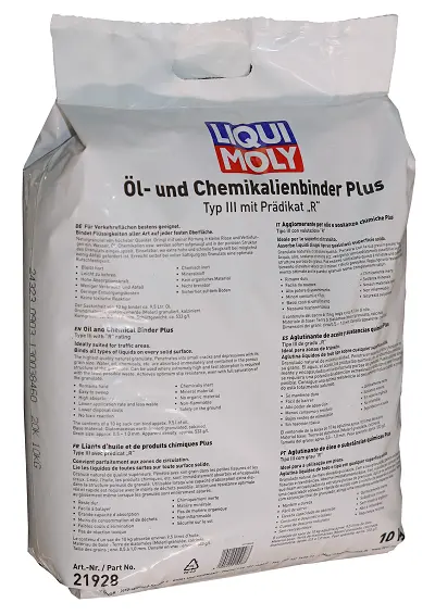 LIQUI MOLY 21928 AGLUTINANTE DE ACEITE Y SUSTANCIAS QUÍMICAS PLUS (10K