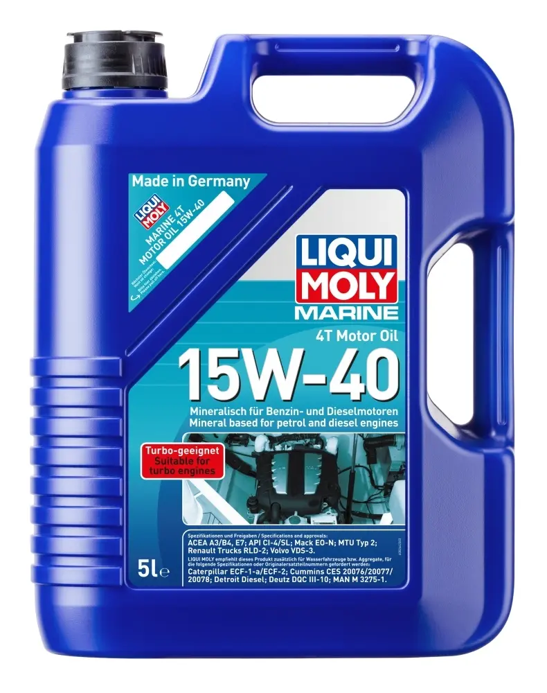 LIQUI MOLY 25016 MARINE 4T MOTOR OIL 15W-40 (5L)