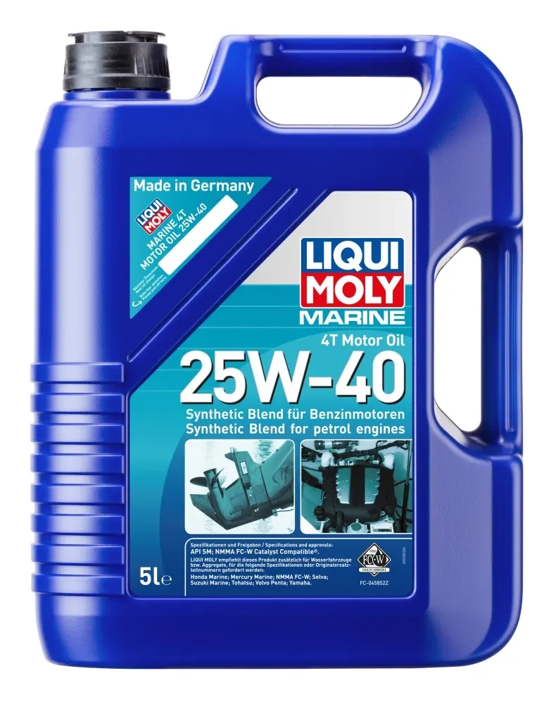 LIQUI MOLY 25027 MARINE 4T MOTOR OIL 25W-40 (5L)