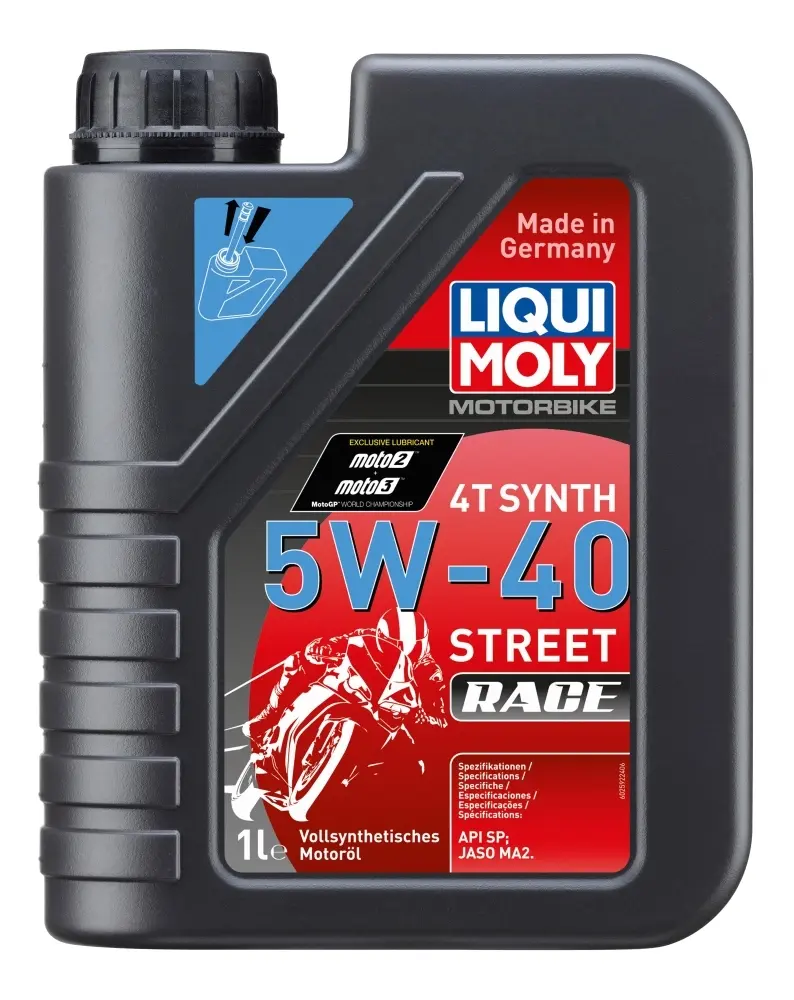 LIQUI MOLY 2592 MOTORBIKE 4T SYNTH 5W-40 STREET RACE (1L)