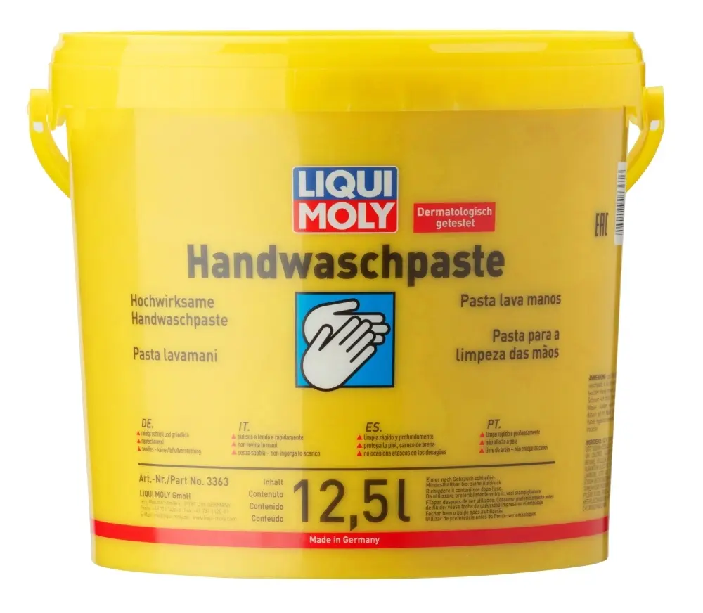 LIQUI MOLY 3363 DETERGENTE LAS MANOS PASTA LAVAMANOS (12 5L)