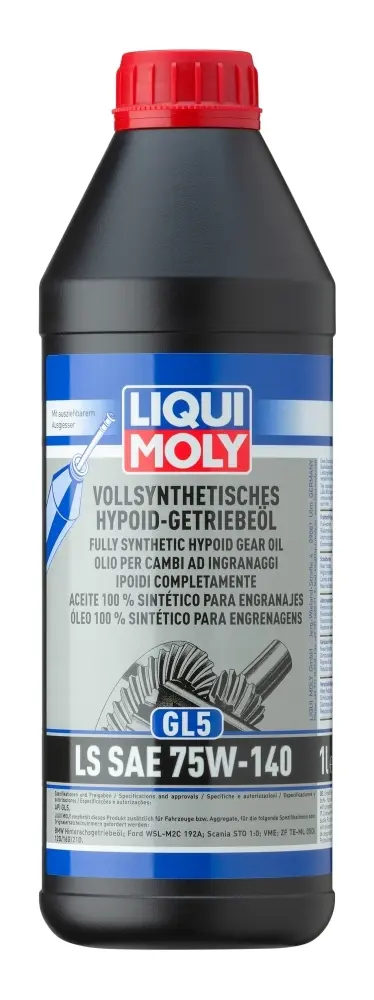 LIQUI MOLY 4421 ACEITE 100 % SINTÉTICO PARA ENGRANAJES HIPOIDES (GL5)