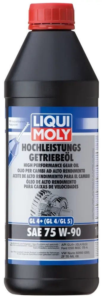 LIQUI MOLY 4434 ACEITE CAJA MANUAL ALTO RENDIMIENTO (GL4+) SAE 75W90 (
