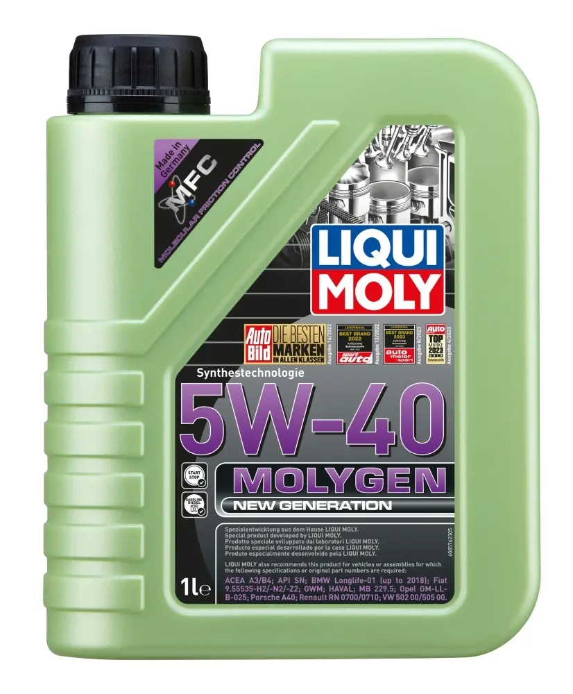 LIQUI MOLY 8576 MOLYGEN NEW GENERATION 5W-40 (1L)