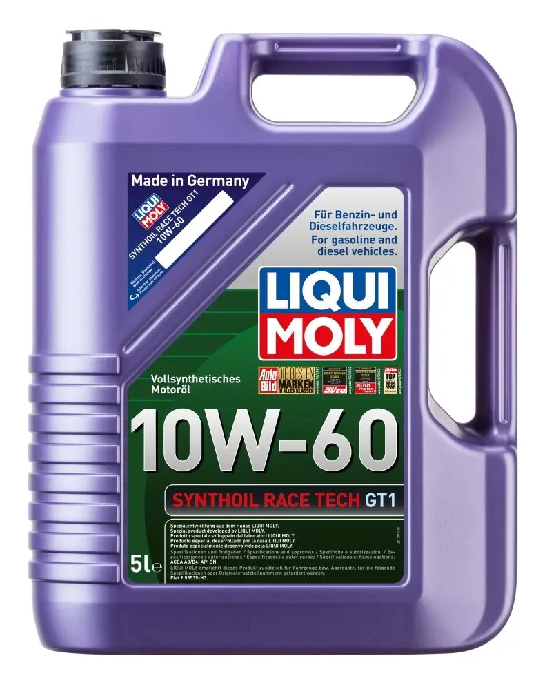 LIQUI MOLY 8909 SYNTHOIL RACE TECH GT1 10W-60 (5L)