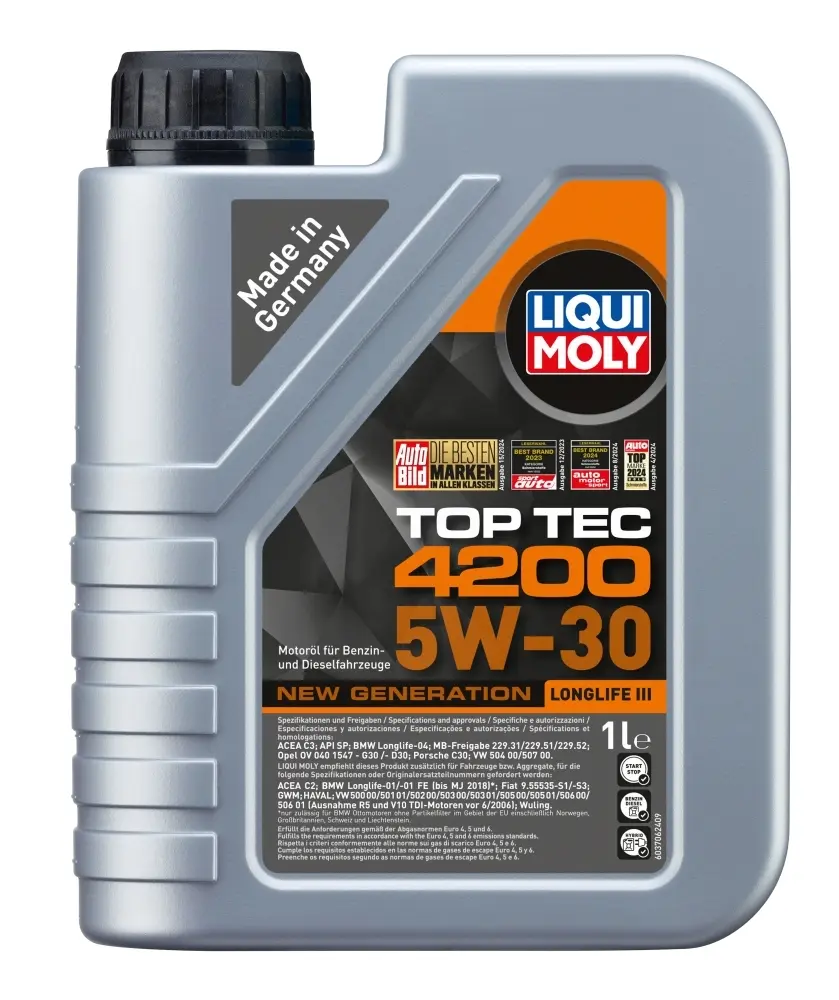 LIQUI MOLY 8972 TOP TEC 4200 5W-30 NEW GENERATION (1L)