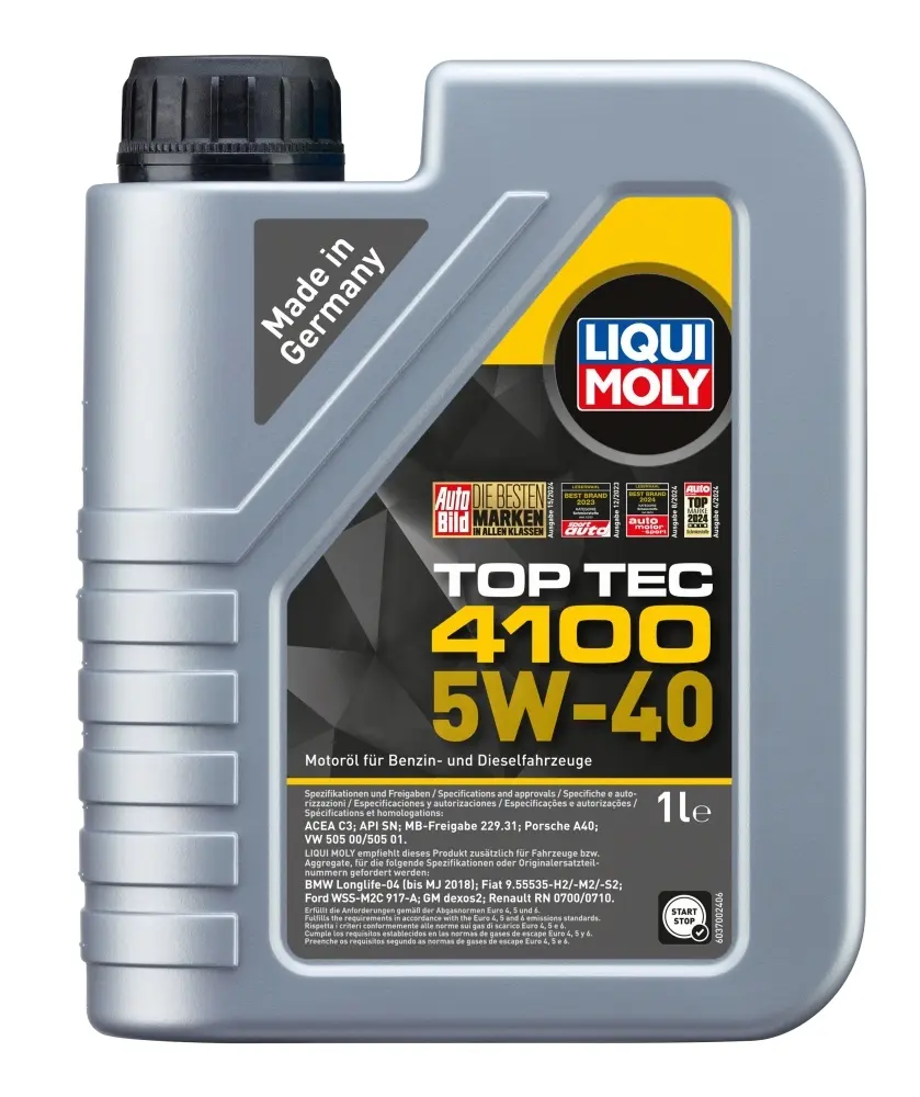 LIQUI MOLY 9510 TOP TEC 4100 5W-40 (1L)