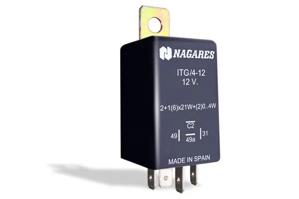 RELE INTERMITENCIA 12V C/DET.LAMPAR