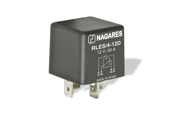 RELÉ INTERRUPTORES 50A. 12V. S/SOP.