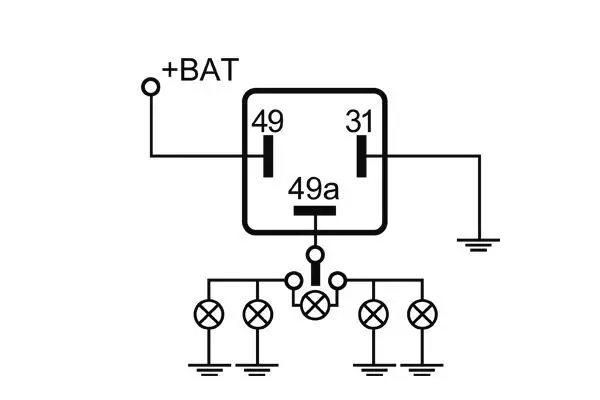 RELE INTERMITENCIA 12V 15A