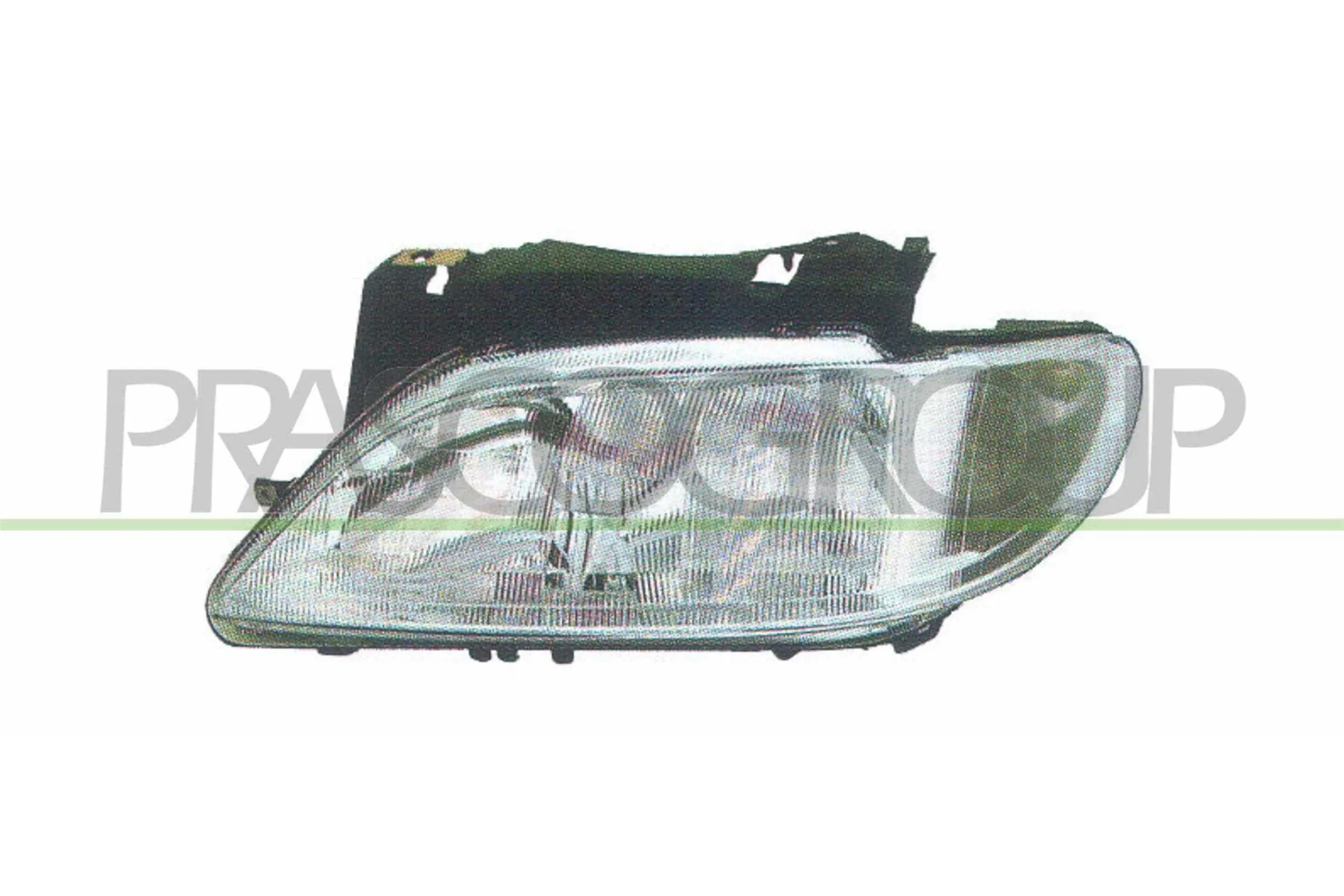 OPTICA DERECHA H7+H7 ELECTRICA-SIN
