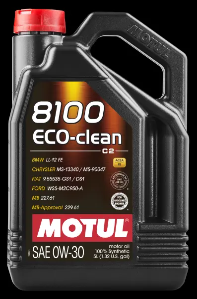 MOTUL 8100 ECO-CLEAN 0W30 5LX4