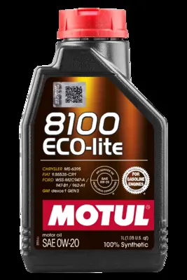 MOTUL 8100 ECO LITE 0W20 1LX12