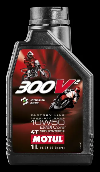 MOTUL 300V² 4T FACTORY LINE 10W50 1LX12