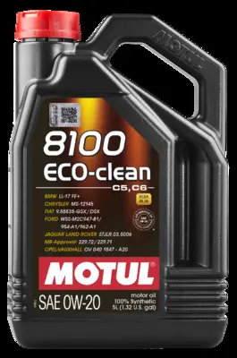 MOTUL 8100 ECO-CLEAN 0W20 5LX4