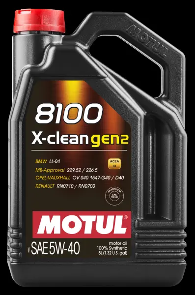 MOTUL 5W40 8100 X-CLN GEN2 5L