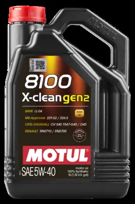 MOTUL 5W40 8100 X-CLN GEN2 5L