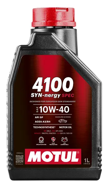 MOTUL 4100 10W-40 SYN ENERG 12X1L