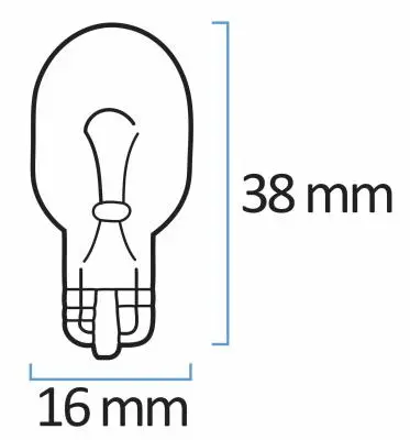 KRW LAMP CONTROL S/C T15 12V 16W
