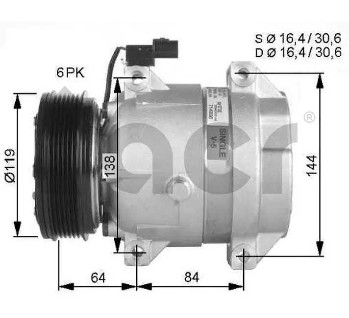 HR V5 A/D PV6 120MM 12V H-B T.R.