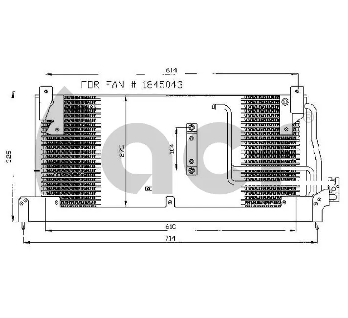CONDENSADOR OPEL CORSA B/COMBO B