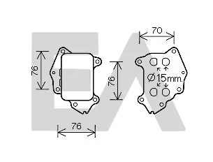 RADIADOR DE ACEITE PARA APLICACIÓN