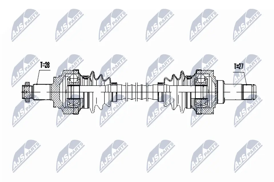NTY EJE DE ACCIONAMIENTO