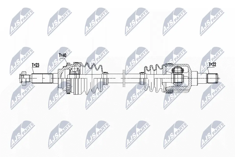NTY EJE DE ACCIONAMIENTO