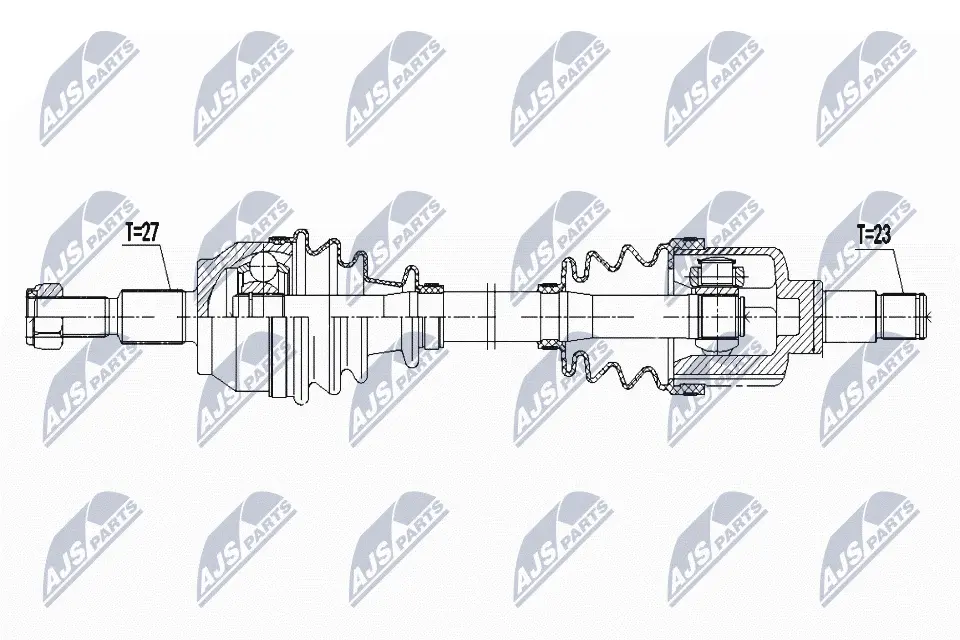 NTY EJE DE ACCIONAMIENTO