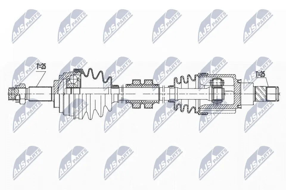 NTY EJE DE ACCIONAMIENTO