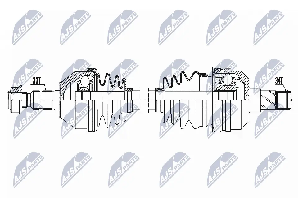 NTY EJE DE ACCIONAMIENTO