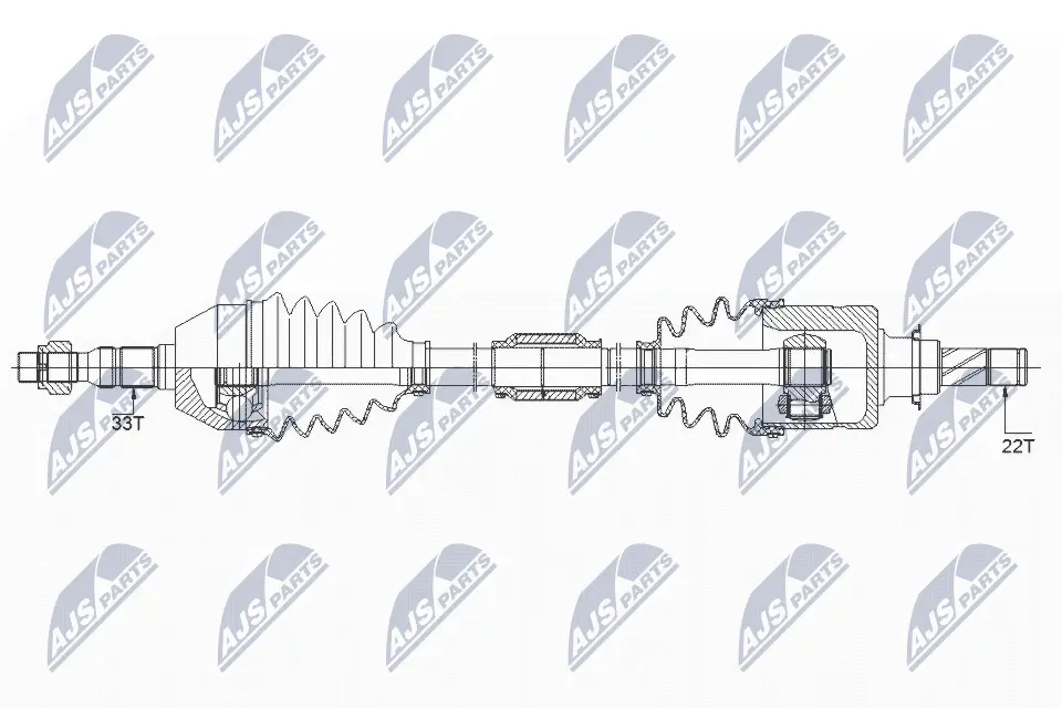 NTY EJE DE ACCIONAMIENTO