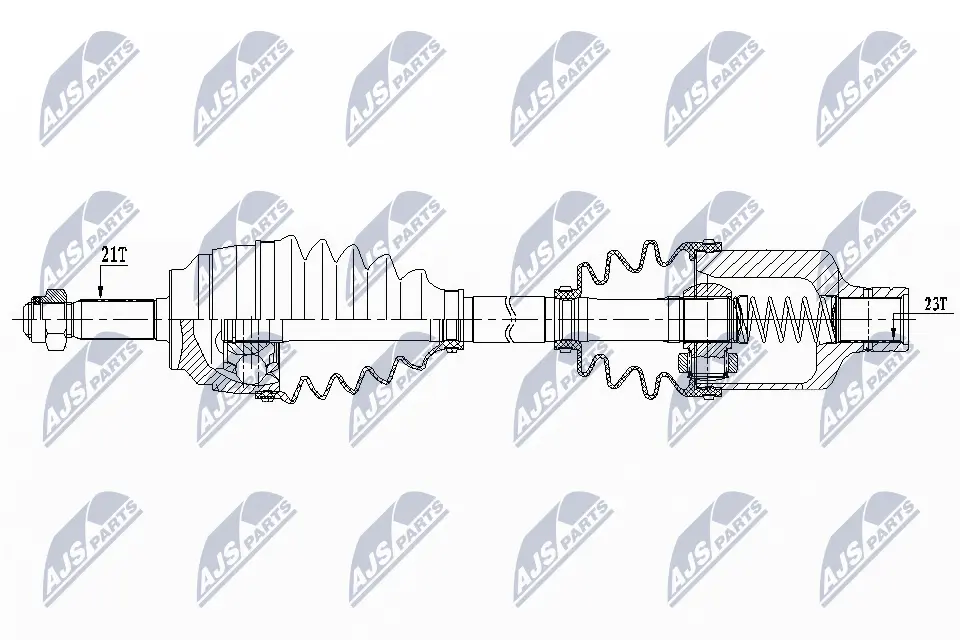 NTY EJE DE ACCIONAMIENTO