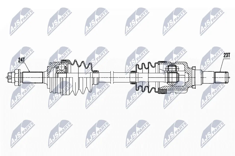 NTY EJE DE ACCIONAMIENTO