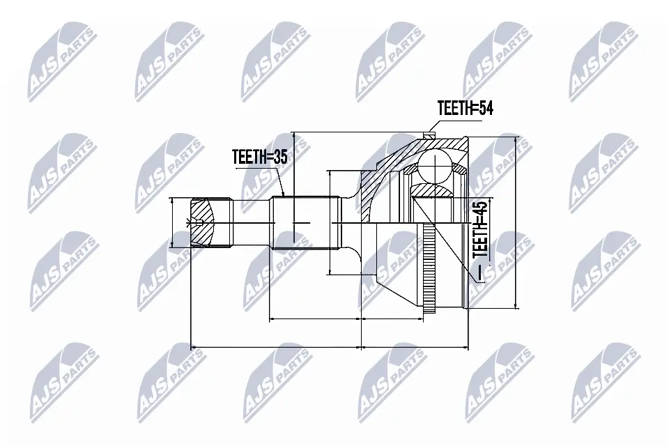 =FT-008 NTY ROTULA EXTERIOR EJE DE