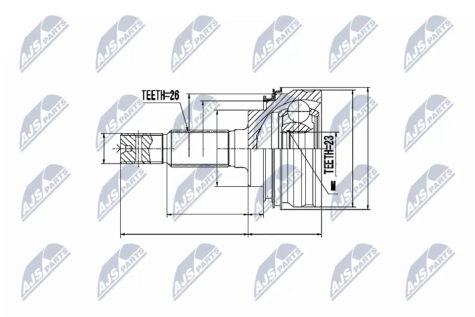 =NPZ-TY-032 NTY ROTULA EXTERIOR EJE