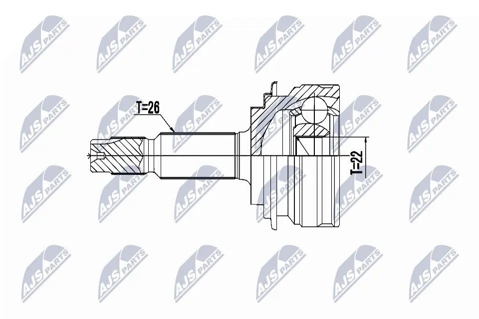 NTY ROTULA EXTERIOR EJE DE TRANSMIS