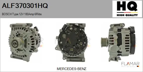 ALT NUEVO BOSCH TYPE 12V 180AMP PR6