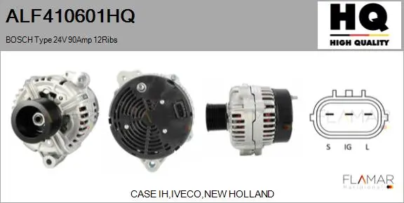 ALT NUEVO BOSCH TYPE 24V 90AMP PR12