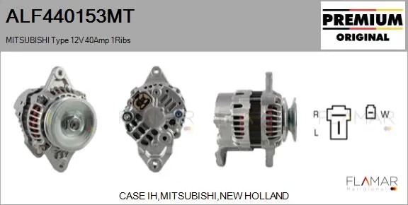 ALT NUEVO ORIG. MITSUBISHI TYPE 12V