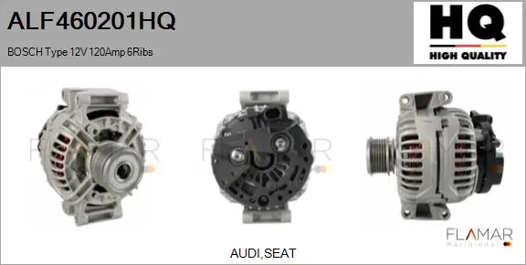 ALT NUEVO BOSCH TYPE 12V 120AMP PFR