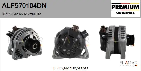ALT NUEVO ORIG. DENSO TYPE 12V 120A